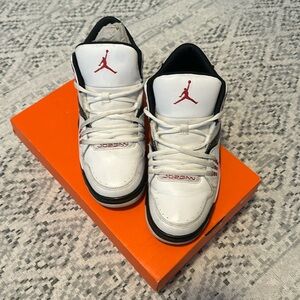 Nike Air Jordan Flight 23 GG White/Fuchsia-Black 768910-119 Youth 7.5